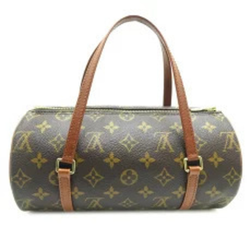 Louis Vuitton Papillon Handbag Monogram Brown